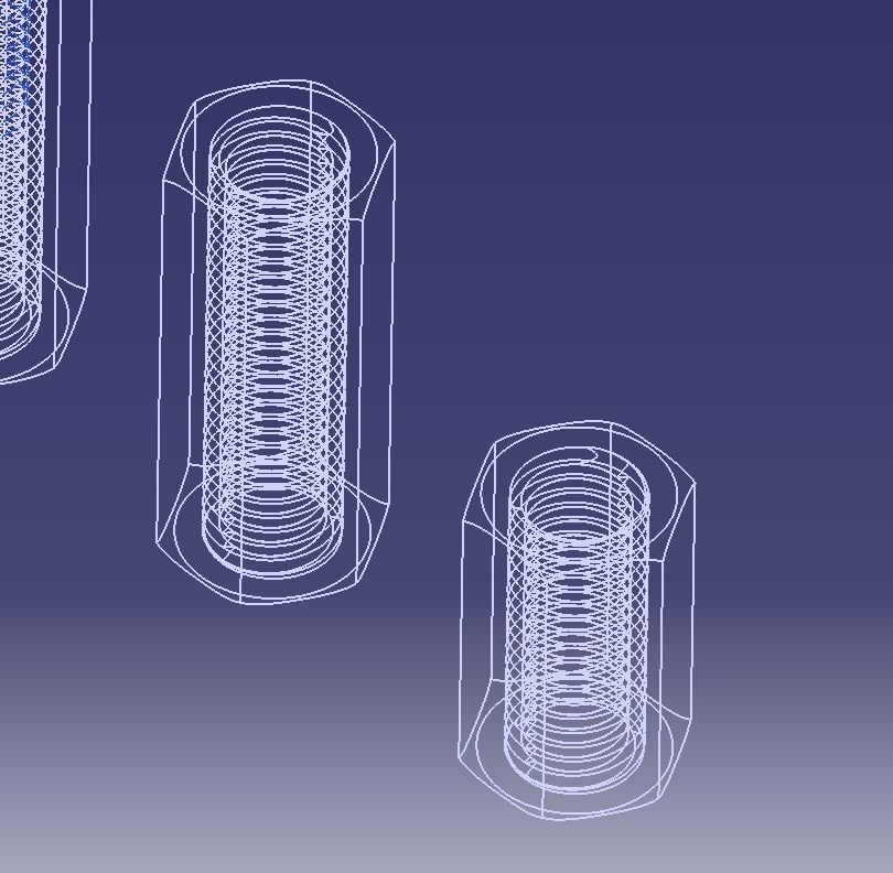 M16 Stud Connector 3D print model_12