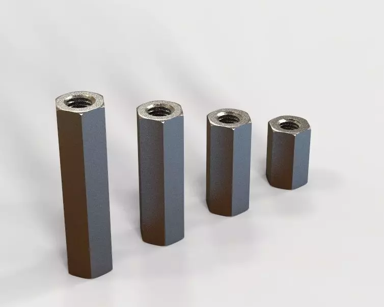 M16 Stud Connector 3D print model_0