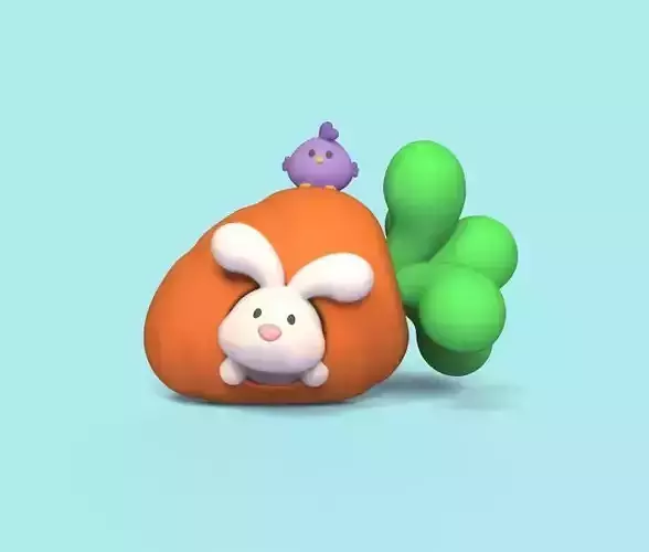 Bunny Carrot House