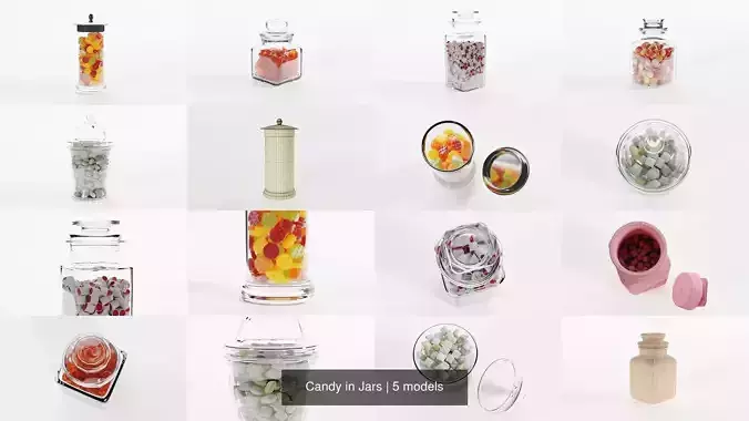 Candy in Jars