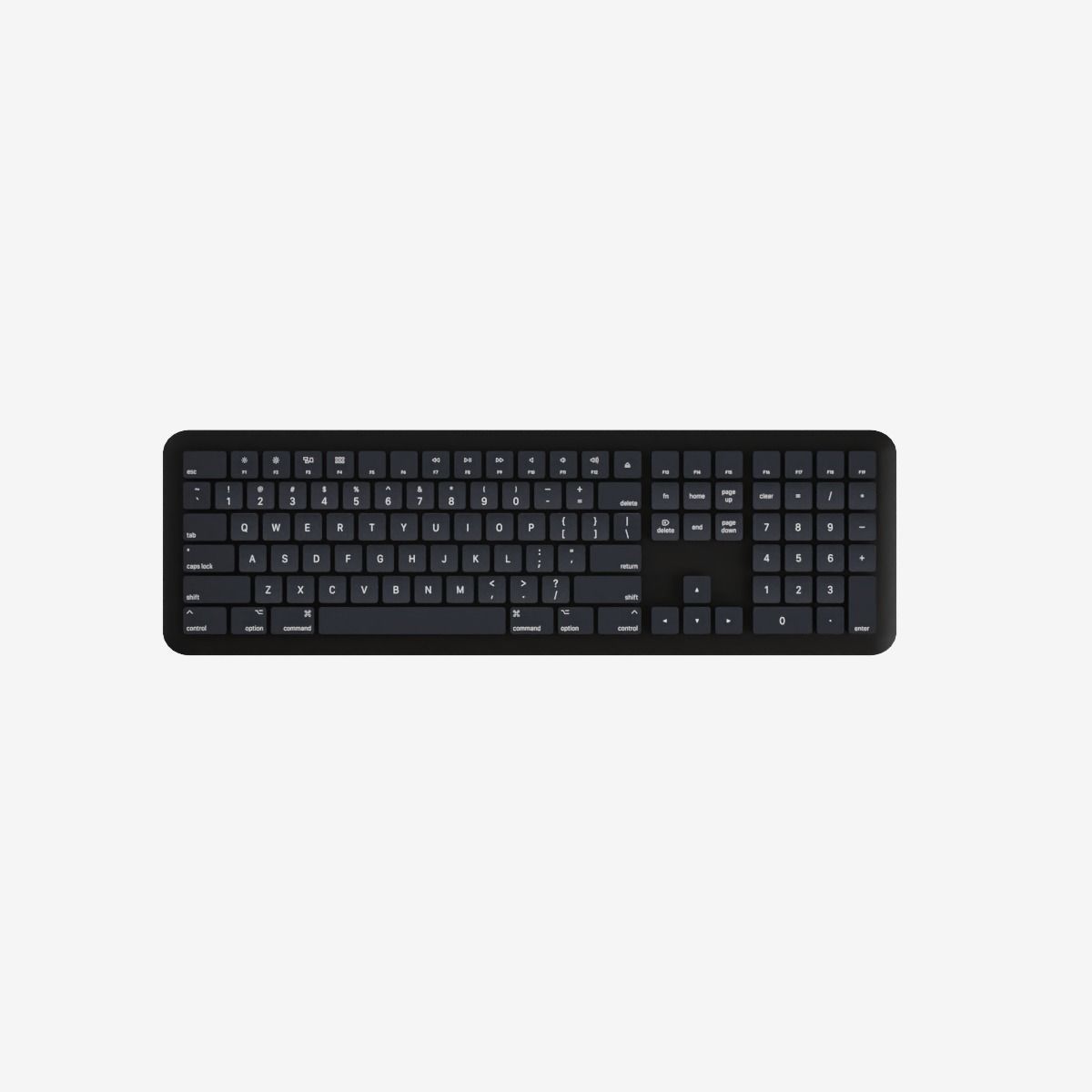 Computer Keyboard Low-poly 3D model_1