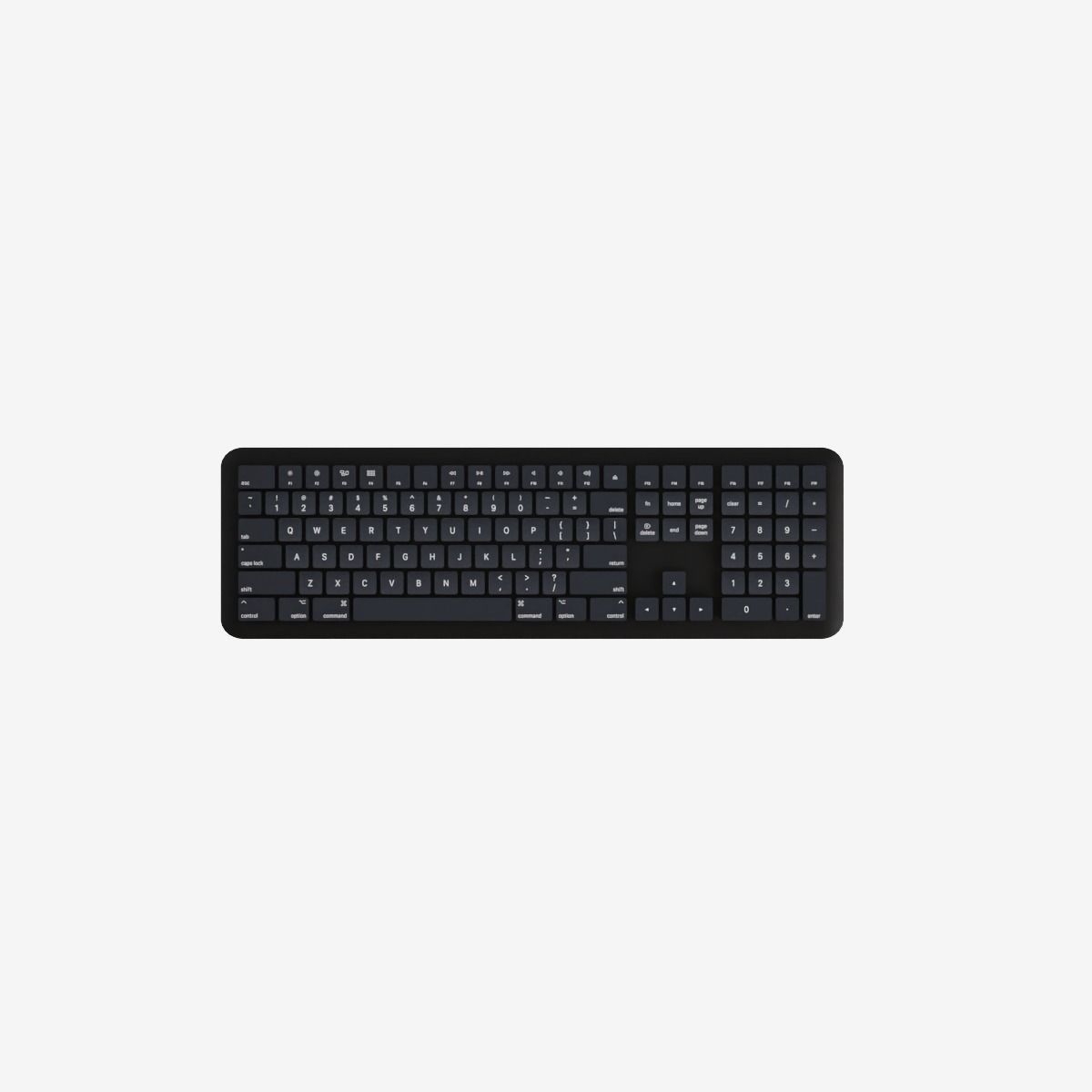 Computer Keyboard Low-poly 3D model_2