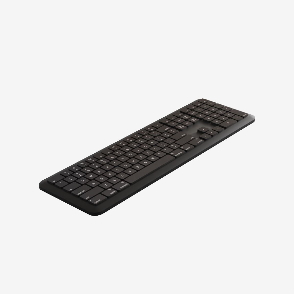 Computer Keyboard Low-poly 3D model_4