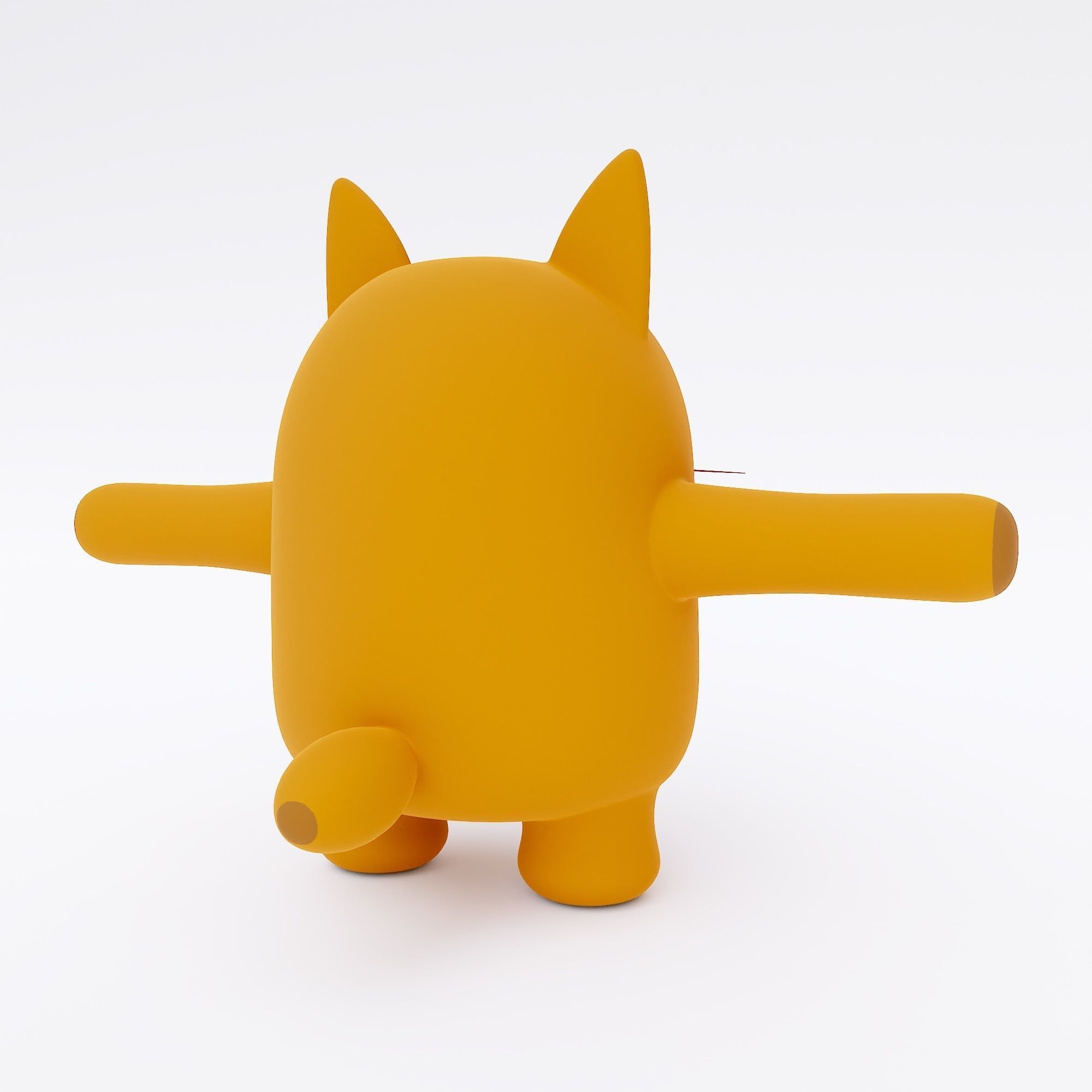 Cat animal cartoon 3dmodel 3D model_4