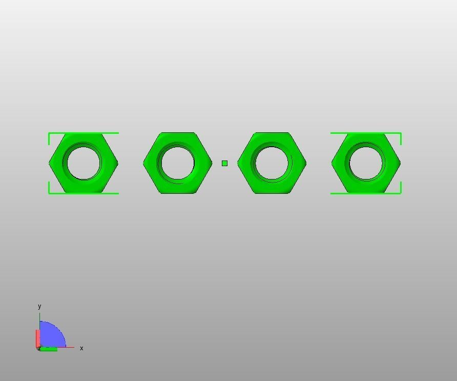 M22 Hexagonal Stud Connector 3D print model_14