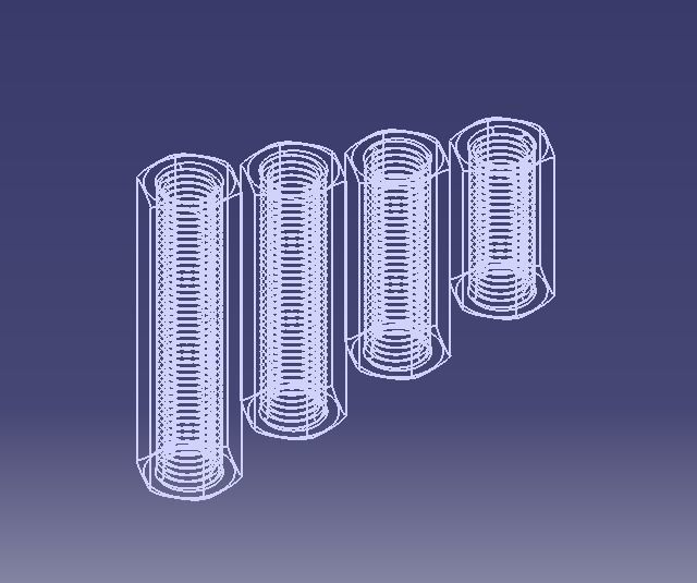 M22 Hexagonal Stud Connector 3D print model_17