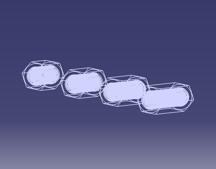 M22 Hexagonal Stud Connector 3D print model_5