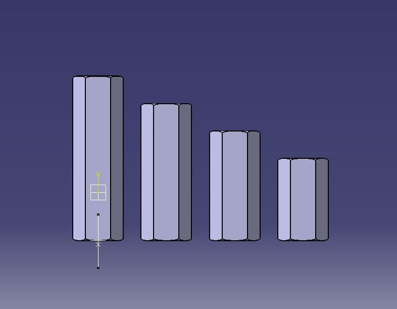 M22 Hexagonal Stud Connector 3D print model_2