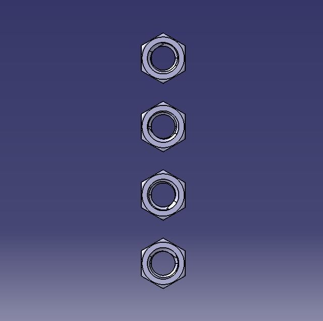 M22 Hexagonal Stud Connector 3D print model_21