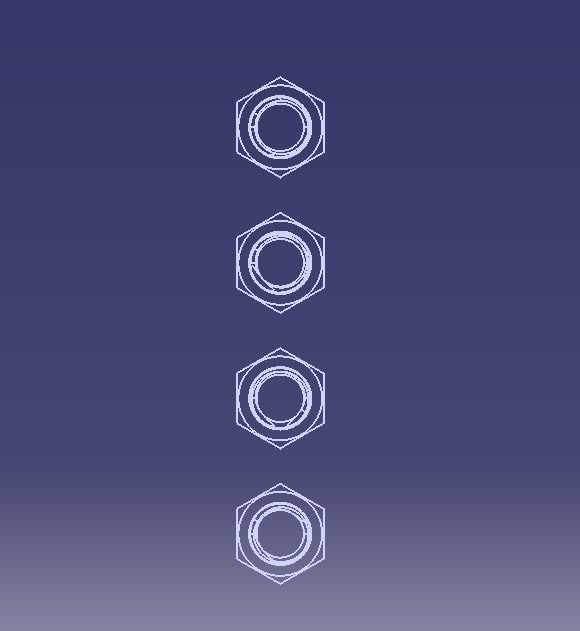 M22 Hexagonal Stud Connector 3D print model_22