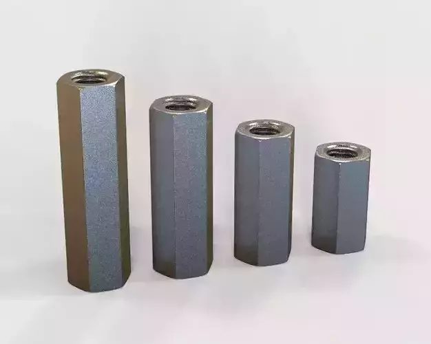 M22 Hexagonal Stud Connector 3D print model