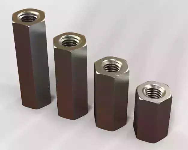 M24 Hexagonal Stud Connector 3D print model
