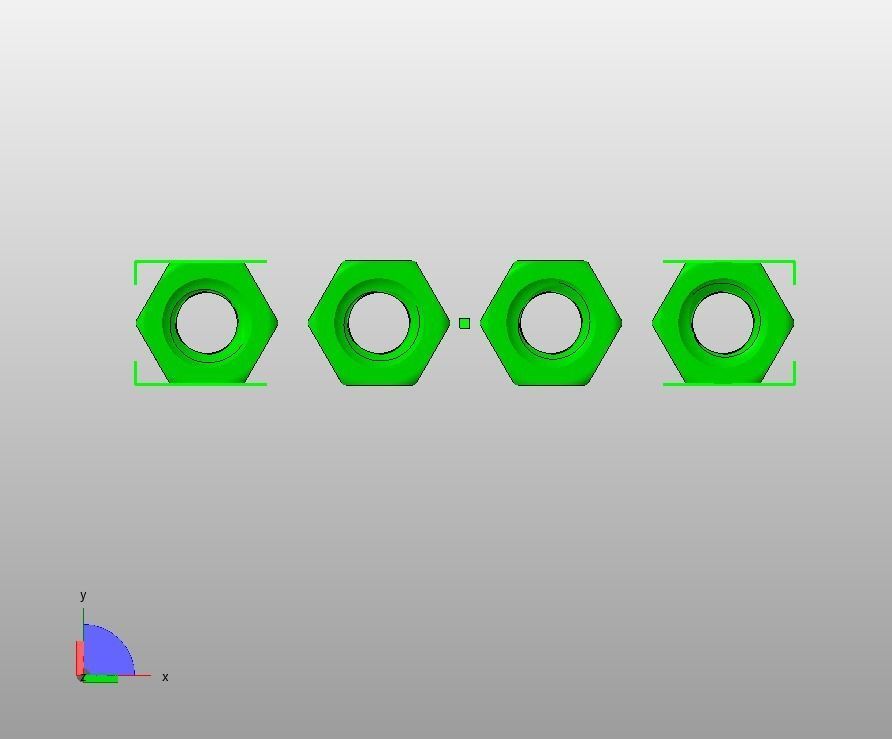 M24 Hexagonal Stud Connector 3D print model_14