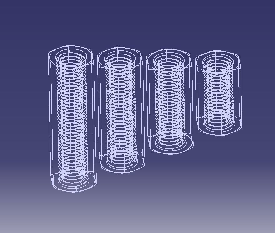 M24 Hexagonal Stud Connector 3D print model_20