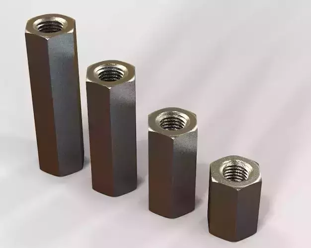 M27 Hexagonal Stud Connector 3D print model