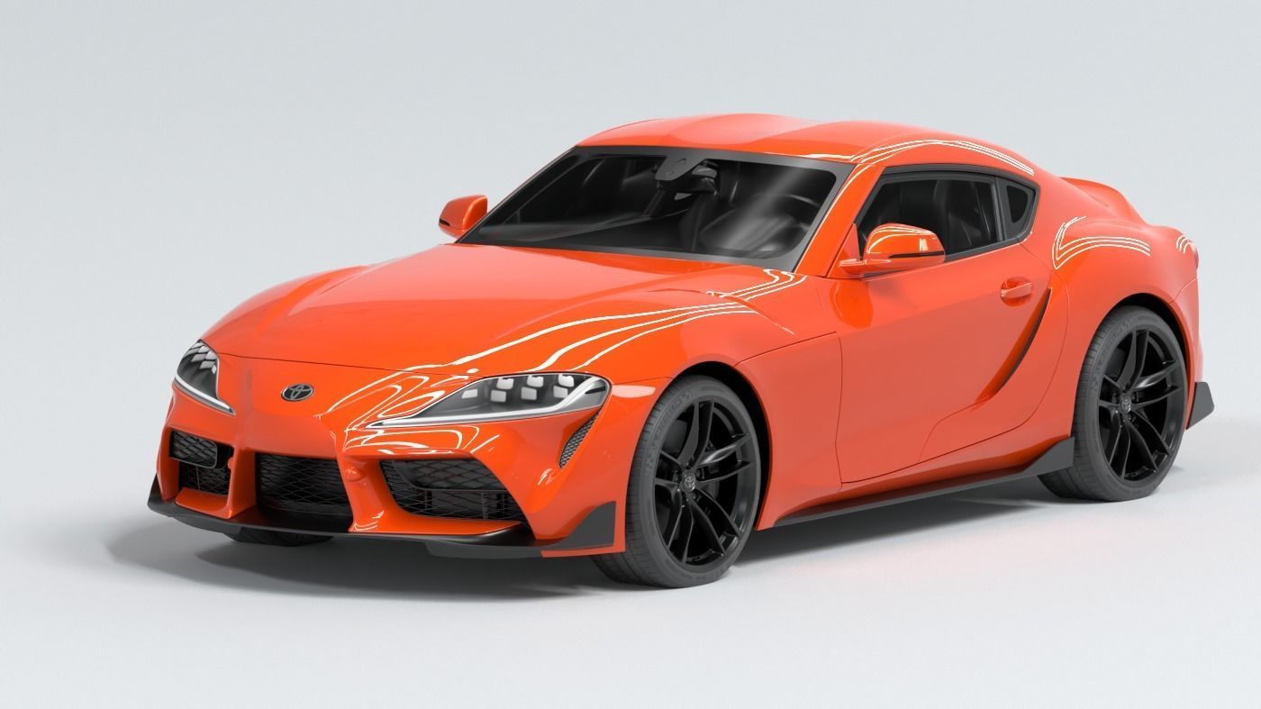 toyota supra  3D model_1