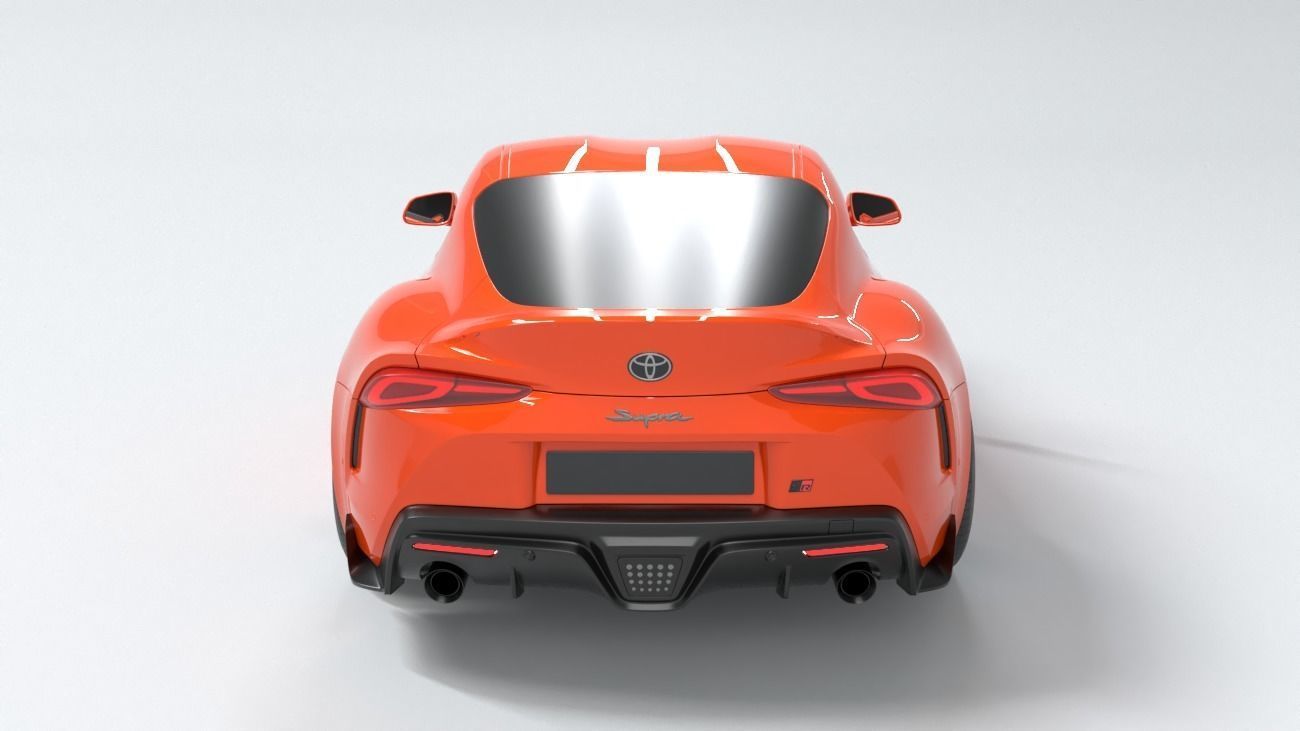 toyota supra  3D model_3