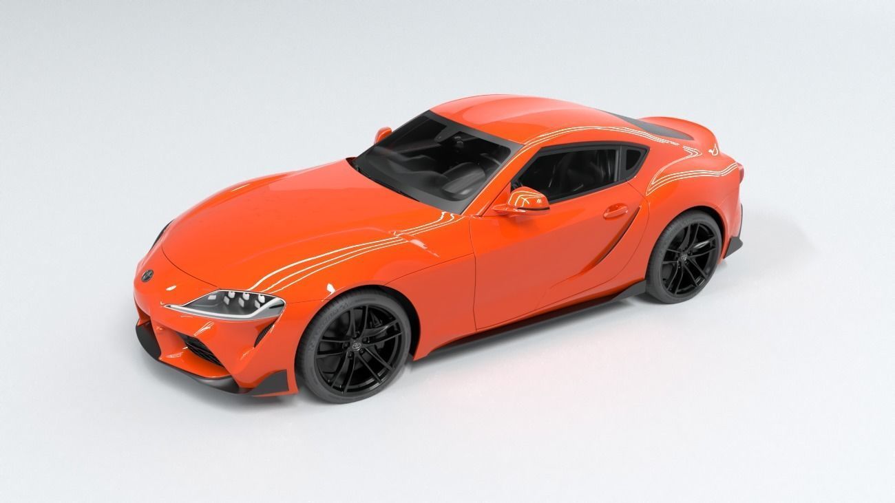 toyota supra  3D model_4