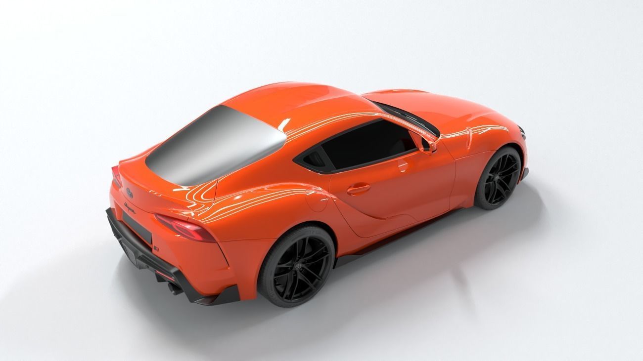 toyota supra  3D model_5