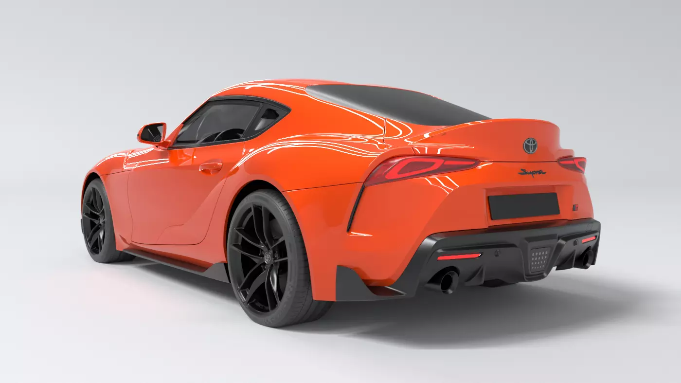 toyota supra  3D model_0