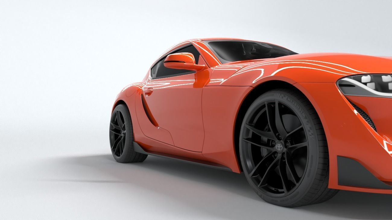 toyota supra  3D model_8