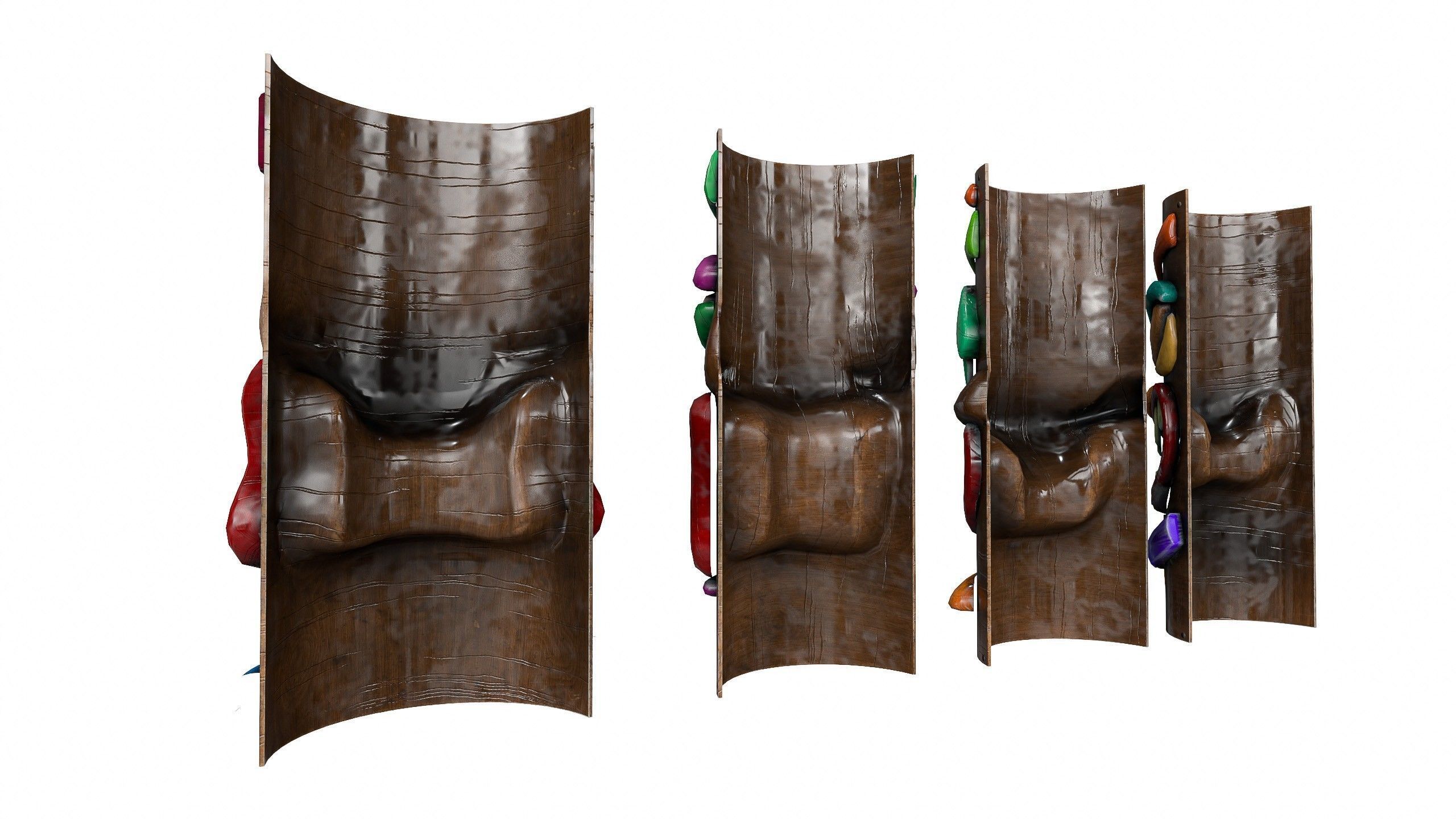 Tiki Face Pack   Low-poly 3D model_8