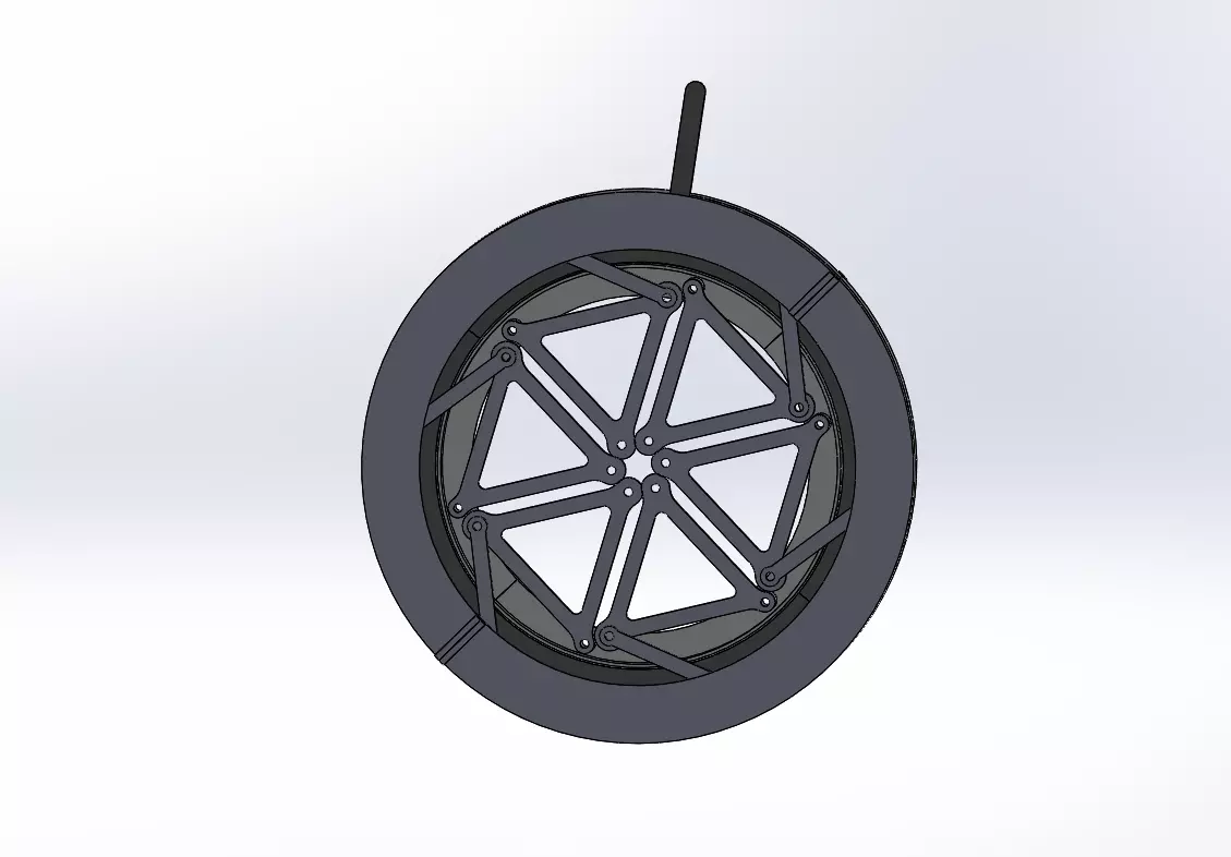 Iris Mechanism 3D print model_0