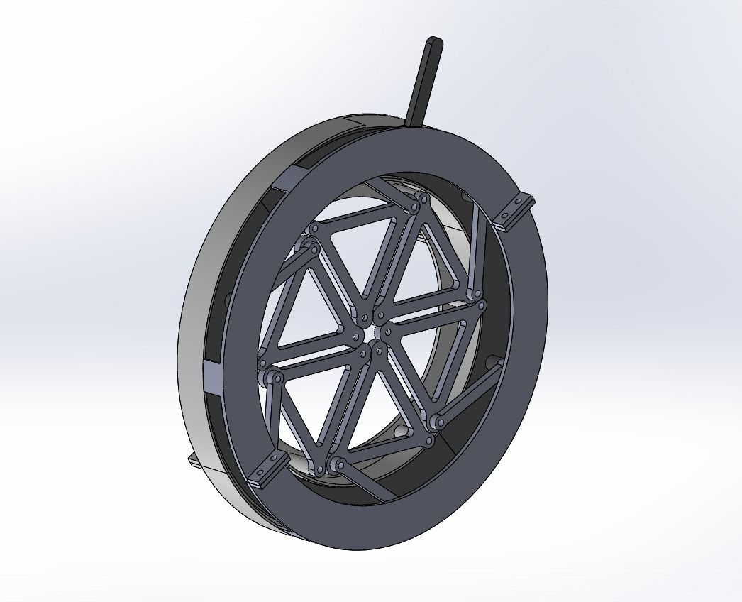 Iris Mechanism 3D print model_5