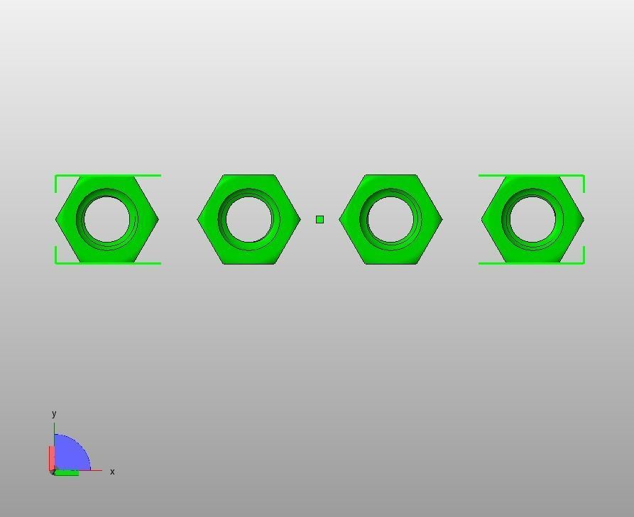 M48 Hexagonal Stud Connector 3D print model_15
