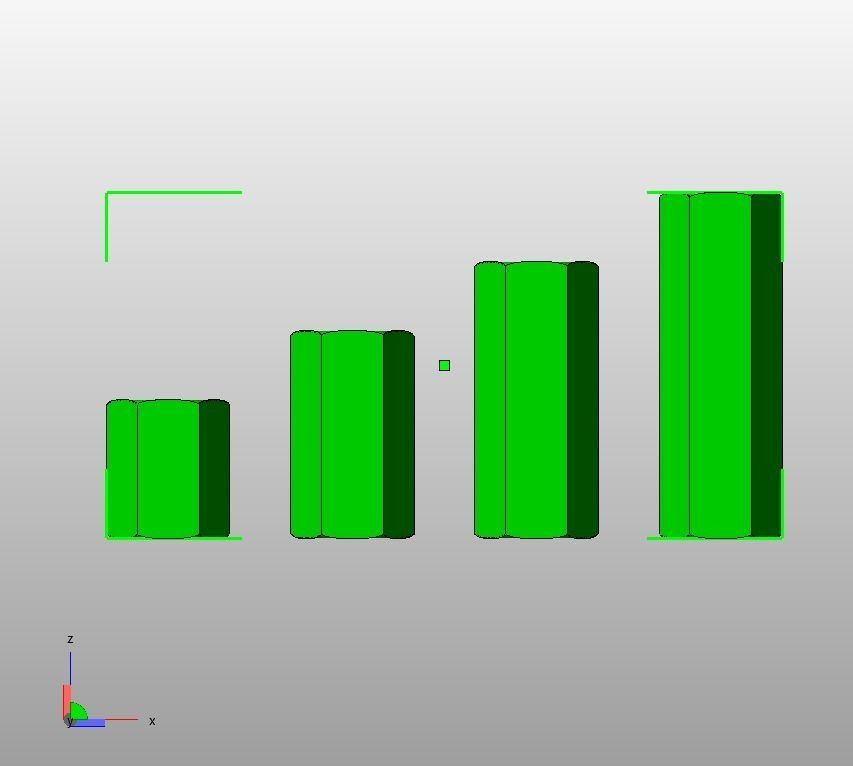 M48 Hexagonal Stud Connector 3D print model_17