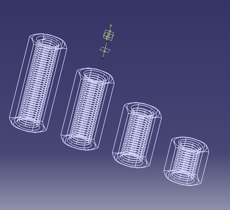 M48 Hexagonal Stud Connector 3D print model_25