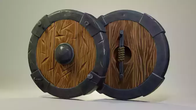 stylized viking Shield