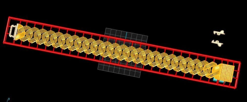 Chain bracelet  3D print model_5