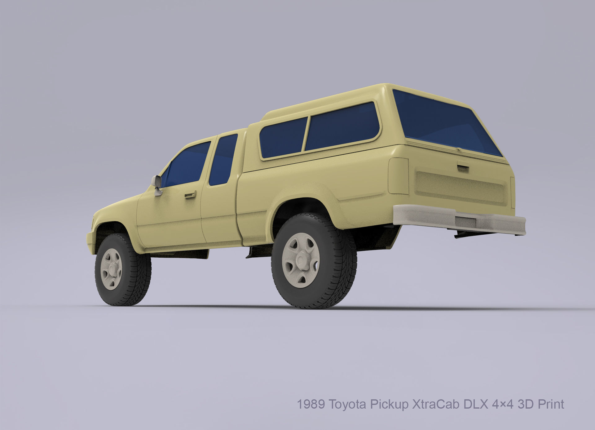1989 Toyota Pickup 3D print model_2