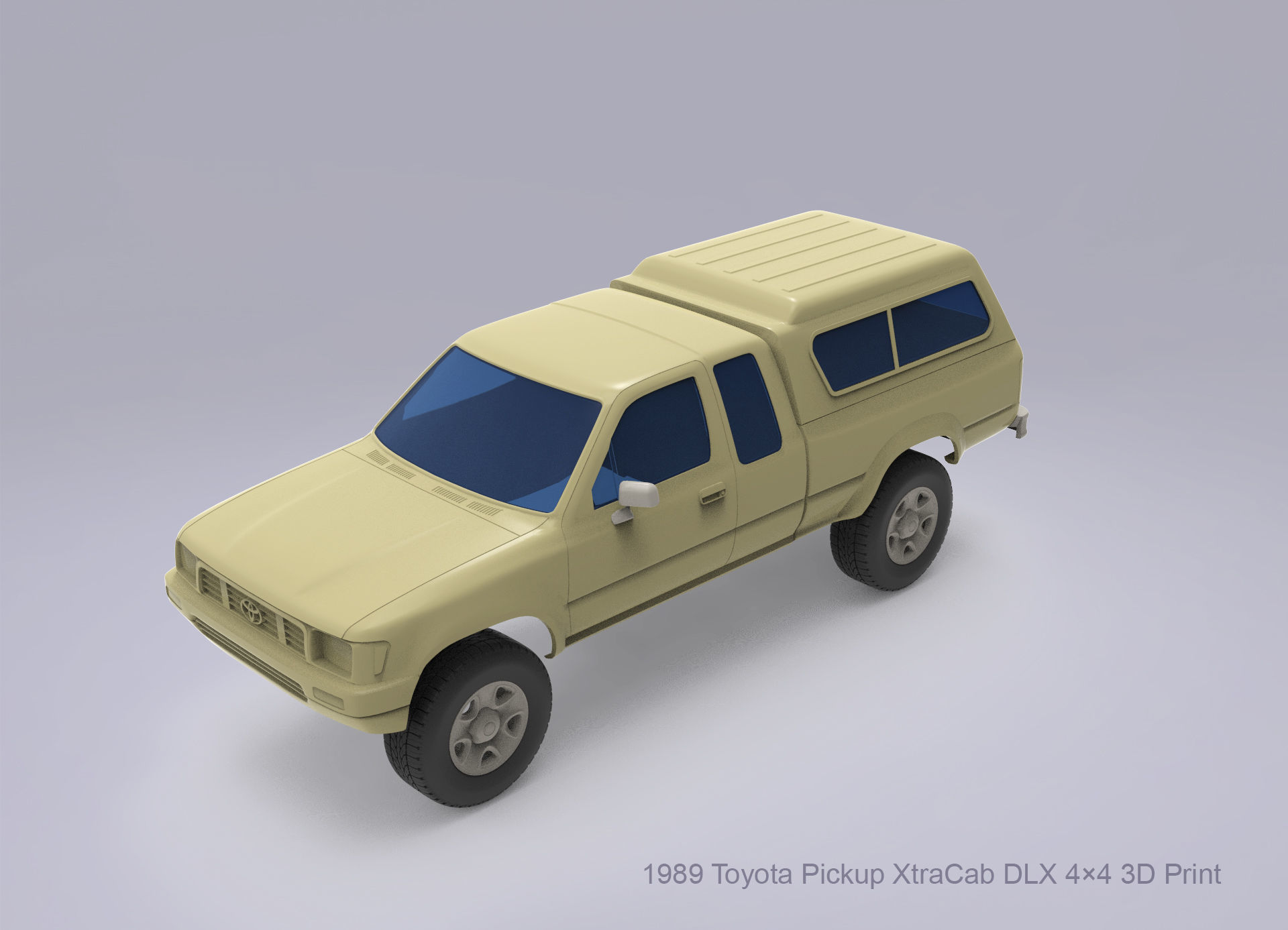 1989 Toyota Pickup 3D print model_5