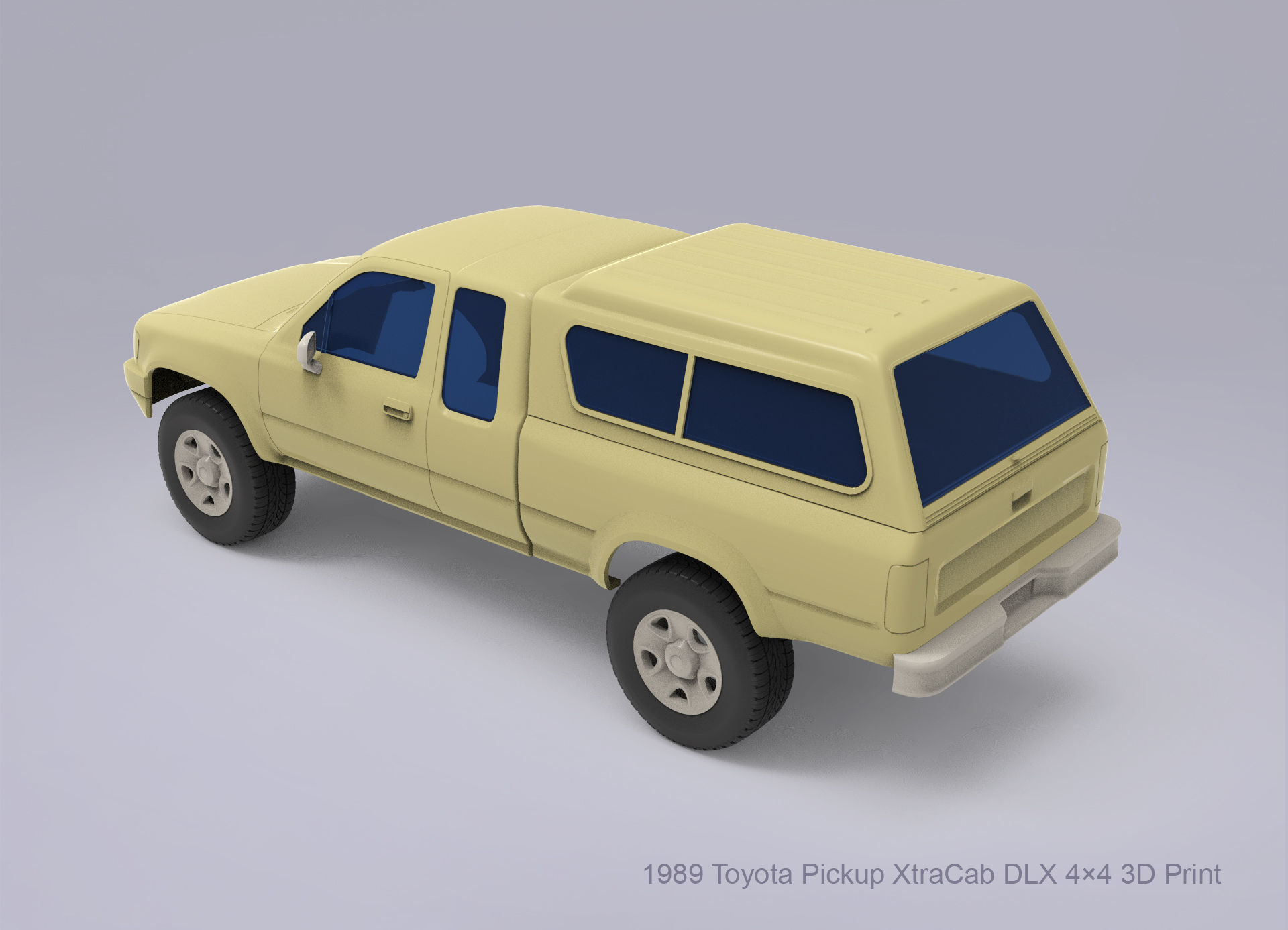 1989 Toyota Pickup 3D print model_1