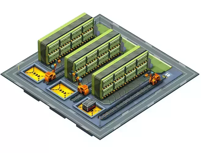 isometrical WareHouse platform upgrade 02