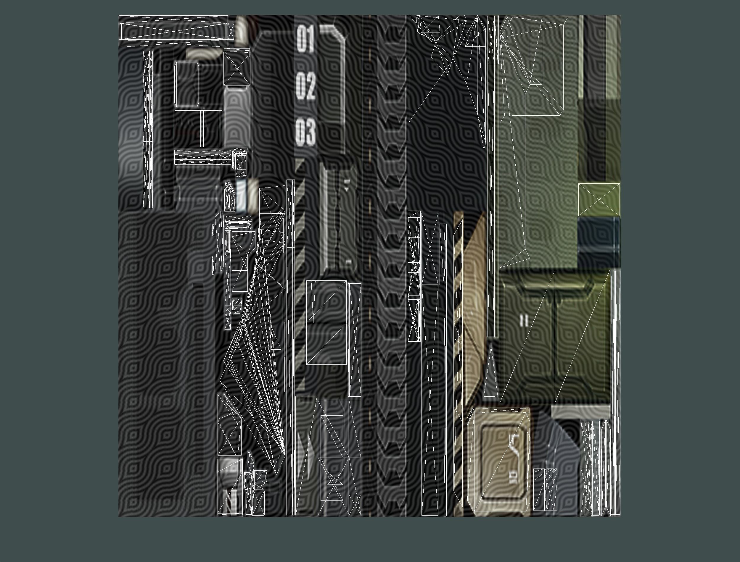 isometrical WareHouse platform upgrade 03 Low-poly 3D model_25