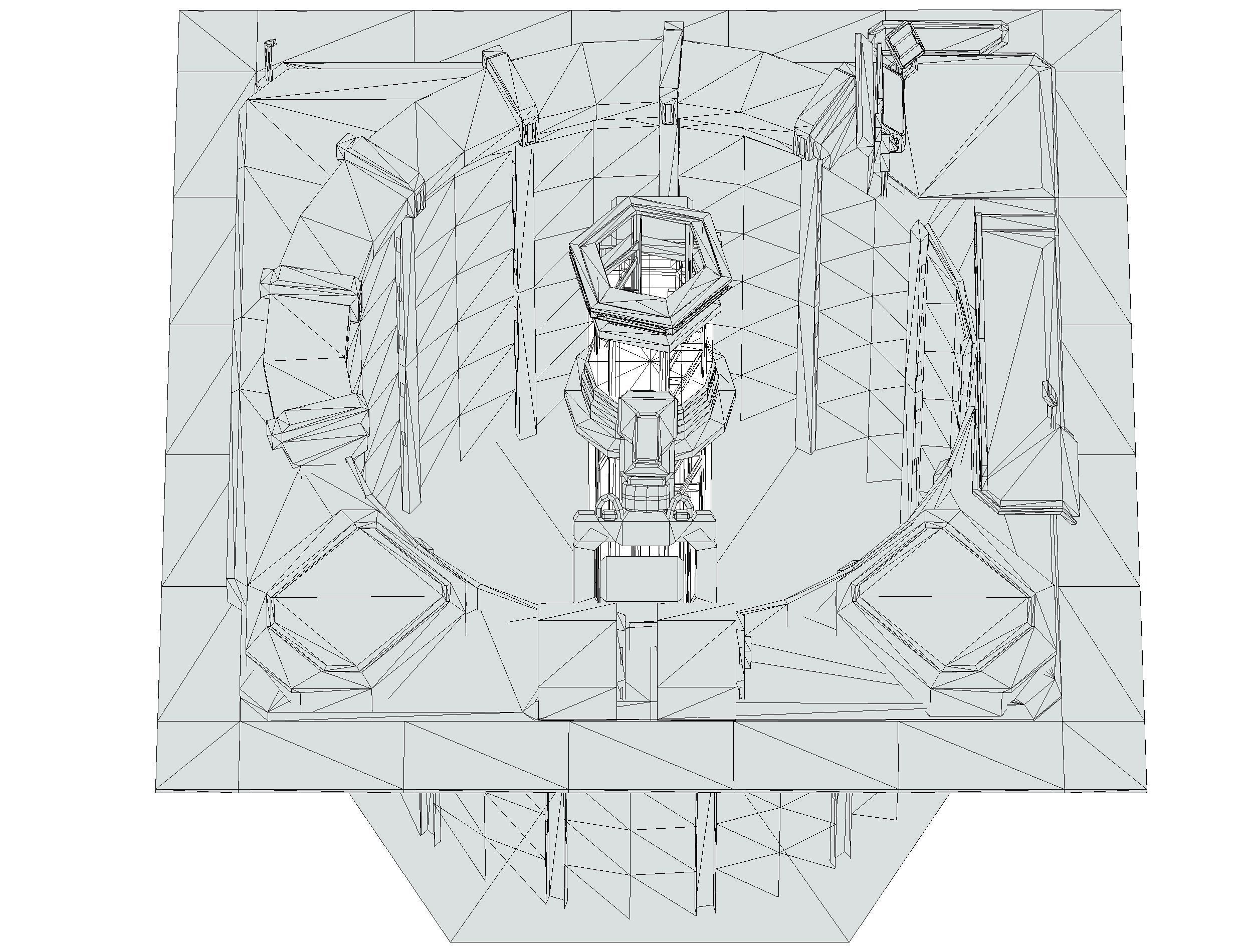 isometrical WareHouse platform upgrade 03 Low-poly 3D model_21