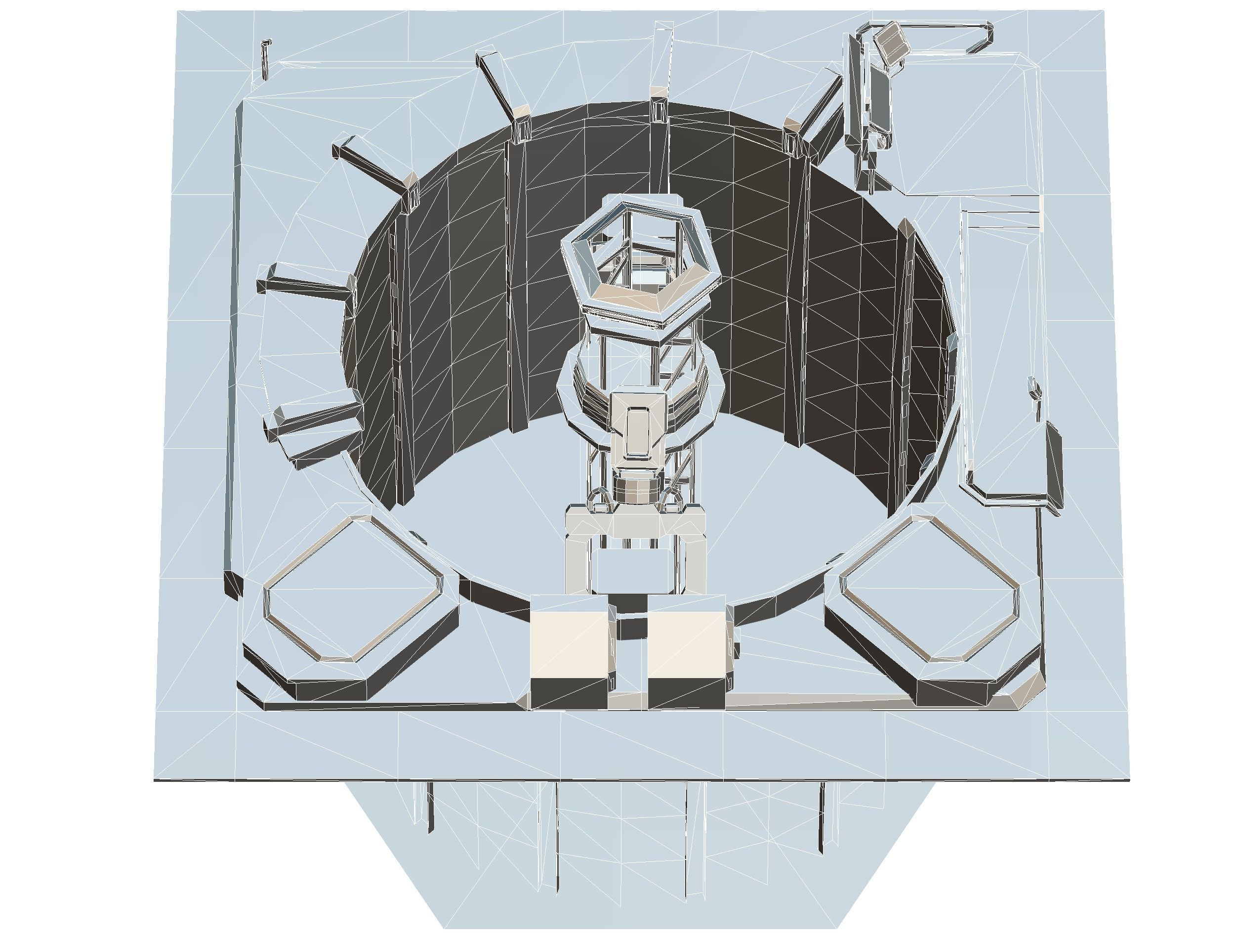 isometrical WareHouse platform upgrade 03 Low-poly 3D model_19