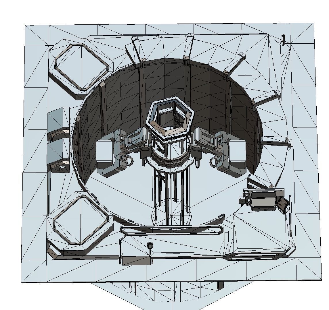 isometrical WareHouse platform upgrade 03 Low-poly 3D model_26