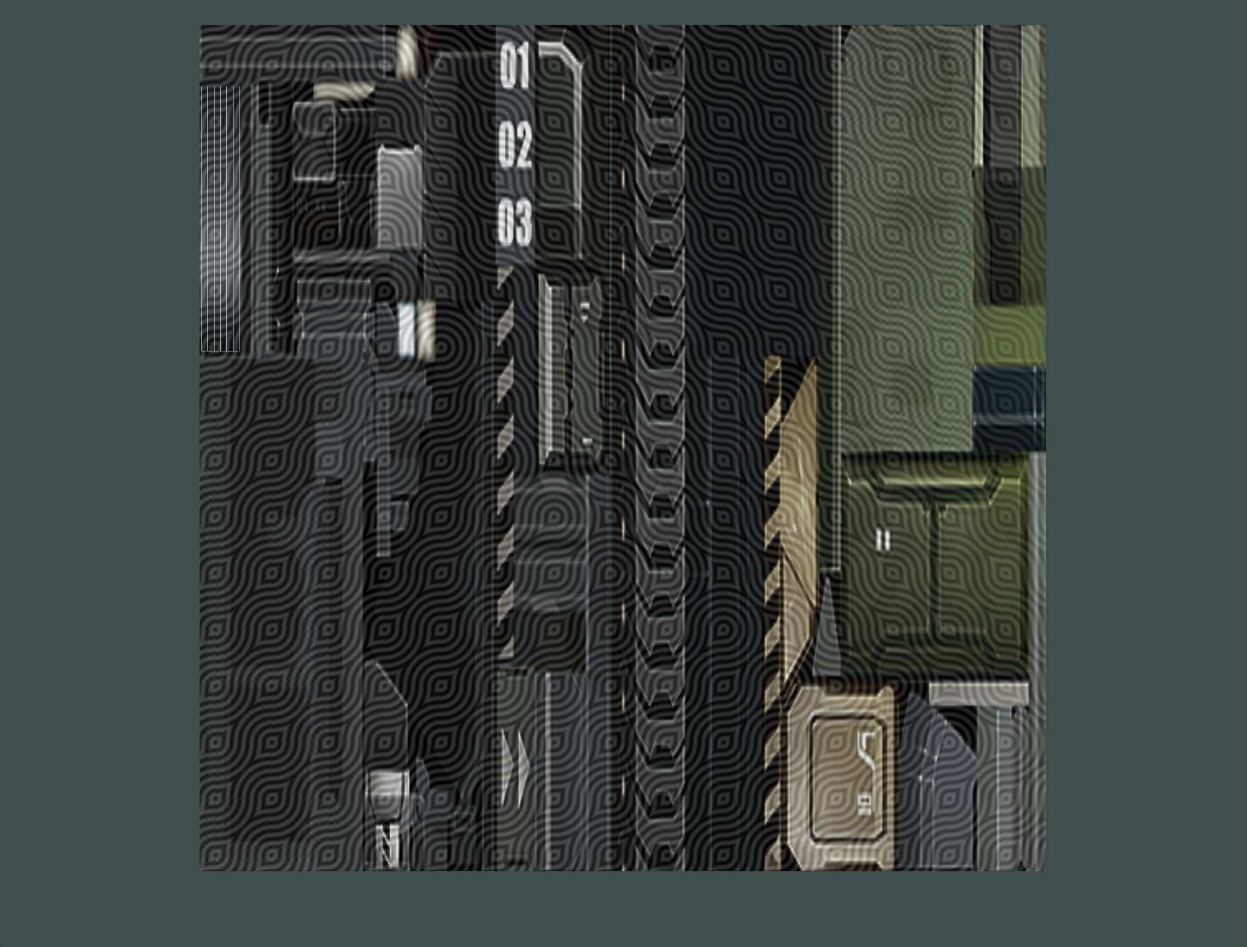 isometrical WareHouse platform upgrade 03 Low-poly 3D model_24