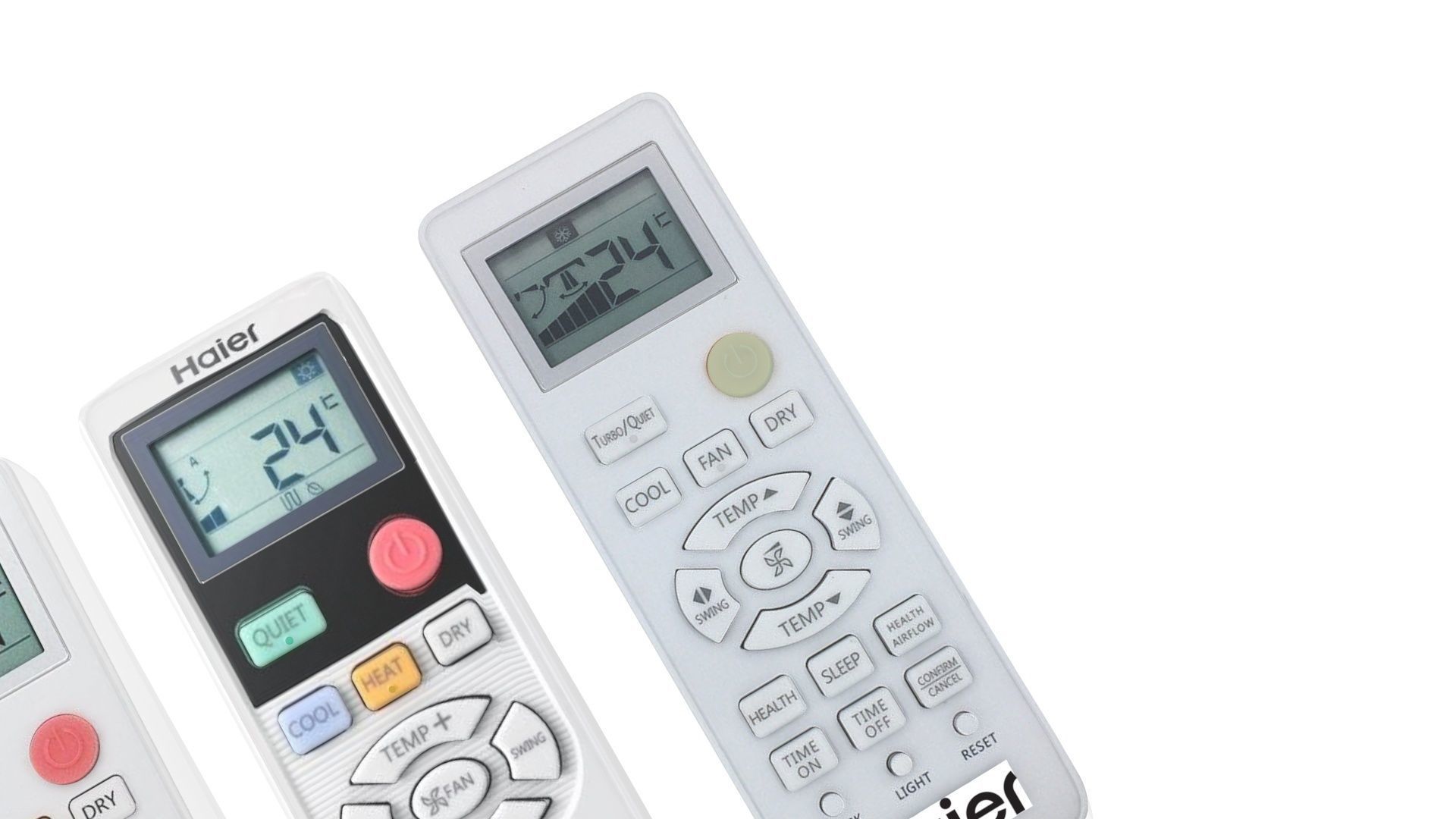 Air Conditioner Remote Control For Haier www.cgtrader.com