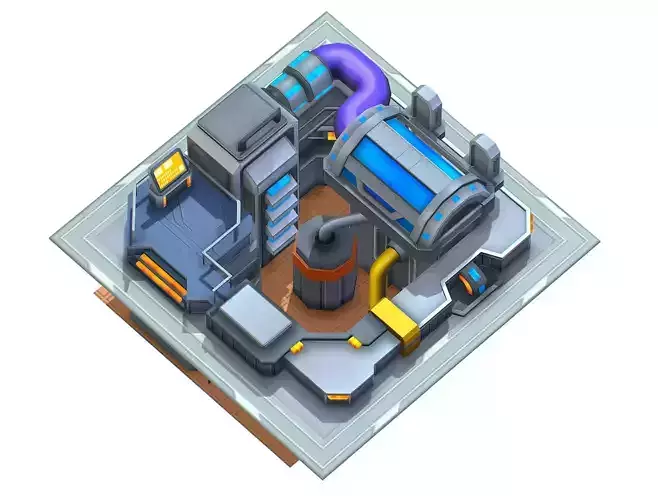 isometrical fuel rig platform station upgrade 2