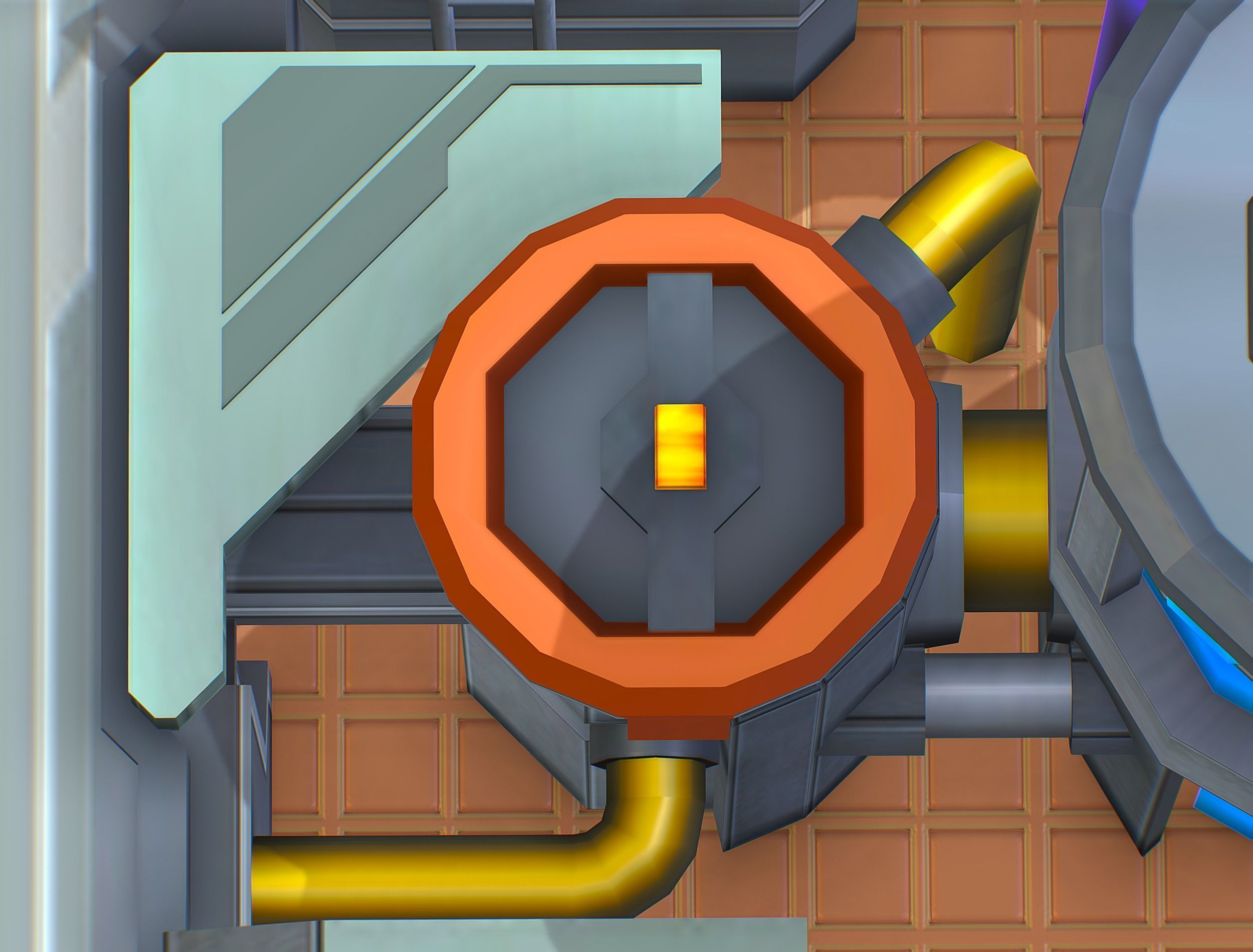 isometrical fuel rig platform station upgrade 4 Low-poly 3D model_13