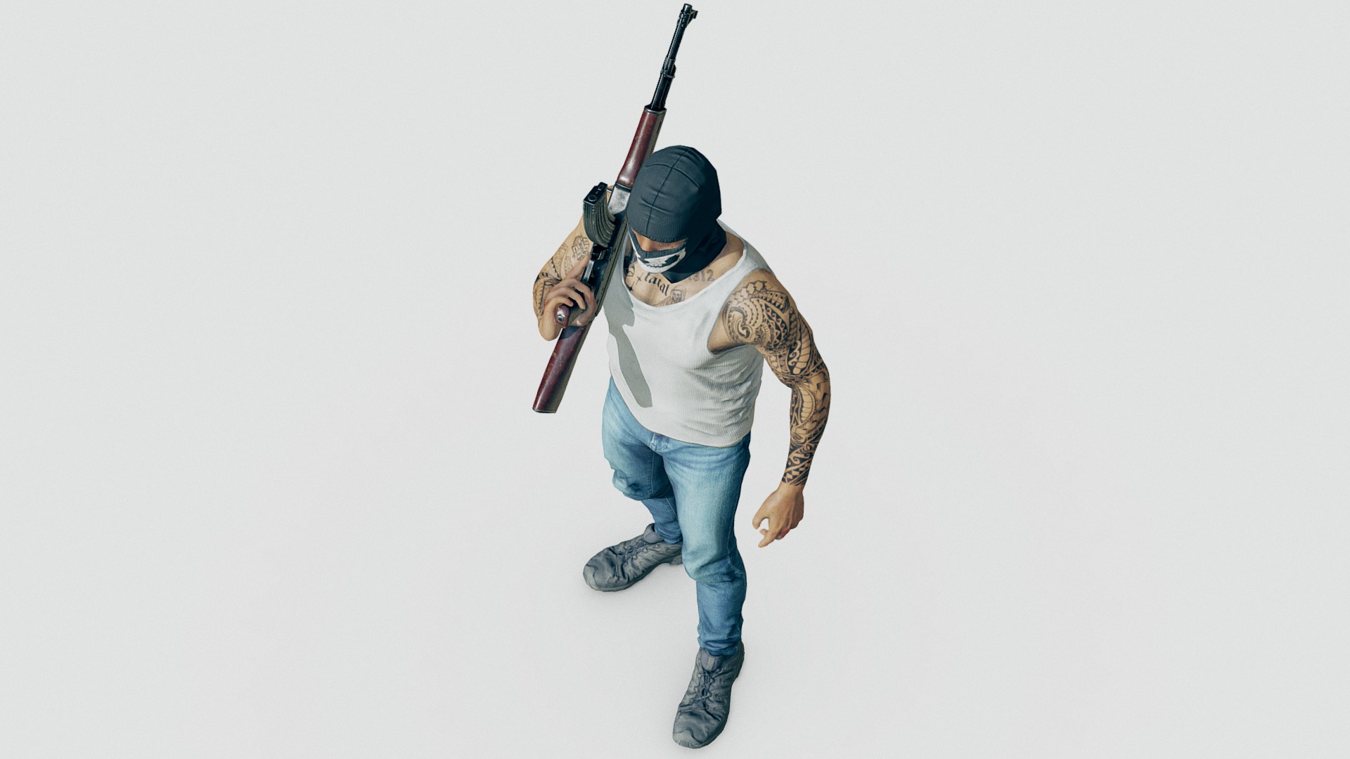 3D model Cartel Sicario VR / AR / low-poly | CGTrader