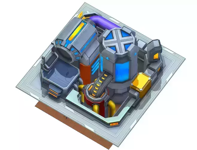 isometrical fuel rig platform station upgrade 5