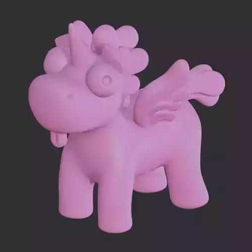 BKGcode Unicorn 3D print model