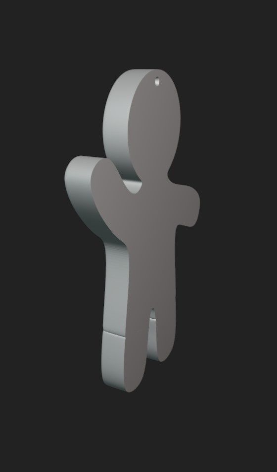 Ginger Bread Ornament 3D print model_2