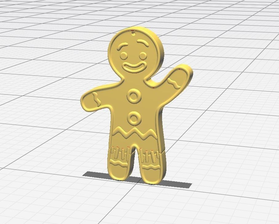 Ginger Bread Ornament 3D print model_4